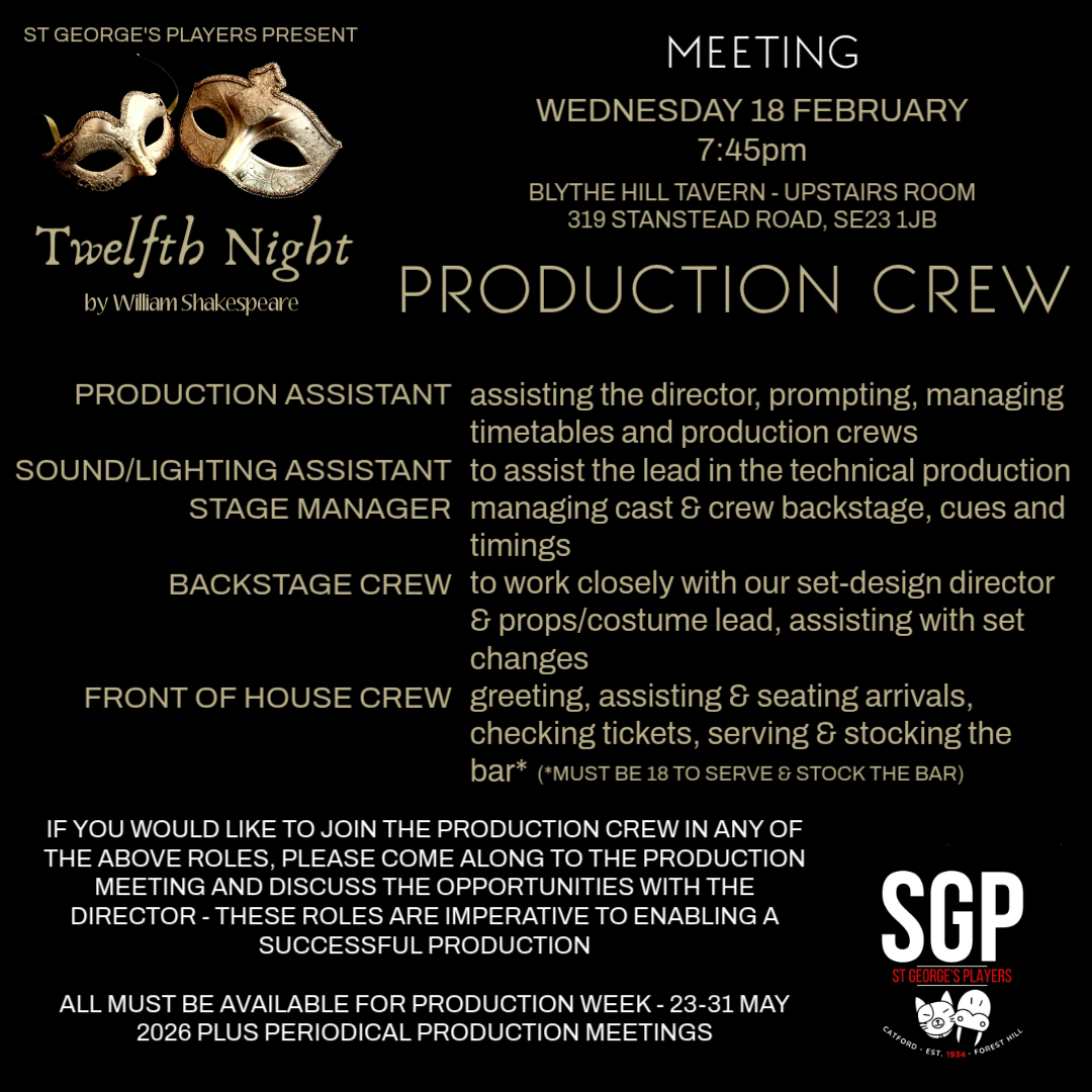 Production Team Opportunities